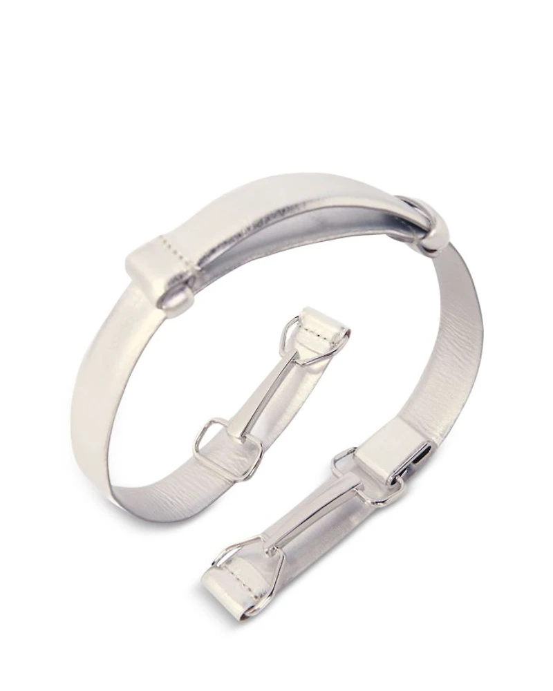 Women's Metallic Leather Belt