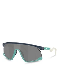 Bxtr Rectangle Shield Sunglasses, 139mm