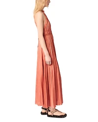Pleated Maxi Dress