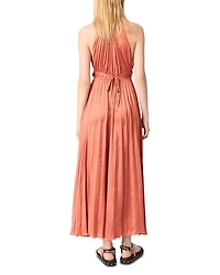 Pleated Maxi Dress