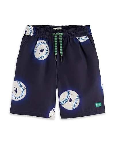 Boys' Mid Length Printed Swim Shorts - Little Kid, Big Kid