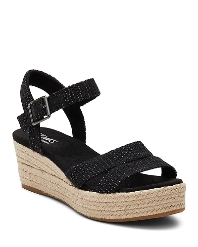 Toms Women's Audrey Espadrille Wedge Sandals
