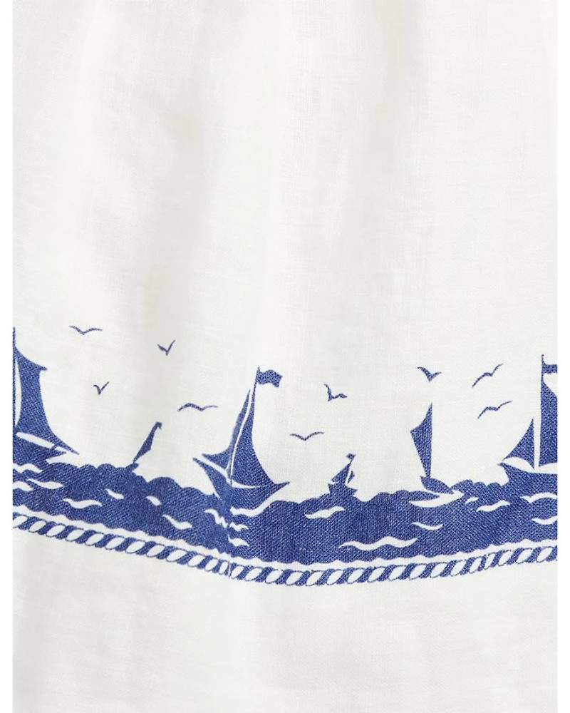 Girls' Linen Sailor Dress & Bloomer - Baby