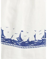 Girls' Linen Sailor Dress & Bloomer - Baby
