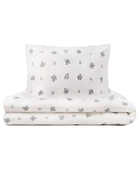Feuille Bluer Linen 4 Piece Set, Full