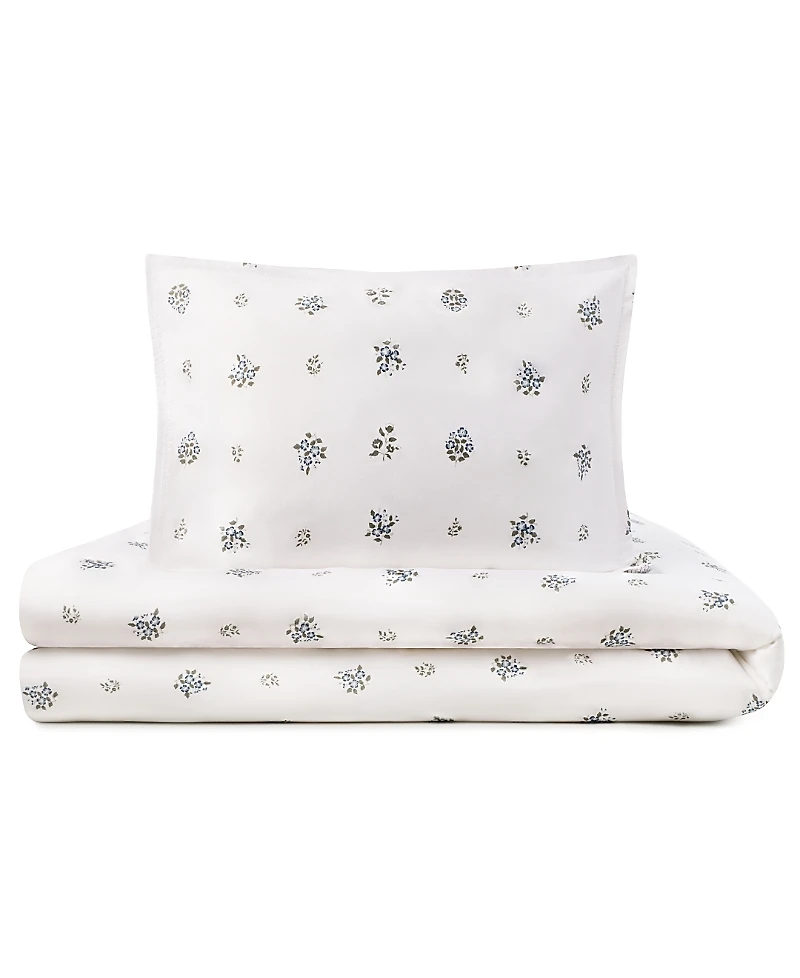 Domani Home Feuille Bluer Linen 4 Piece Set