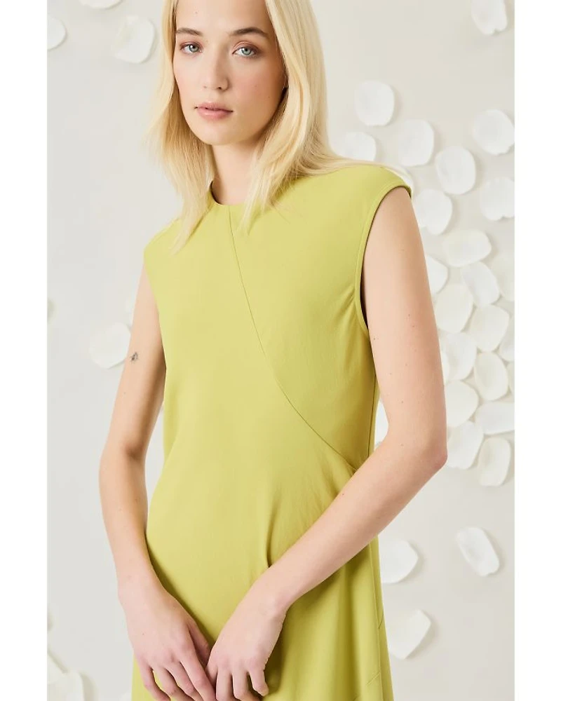 Beach Crepe Midi Dress