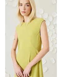 Beach Crepe Midi Dress