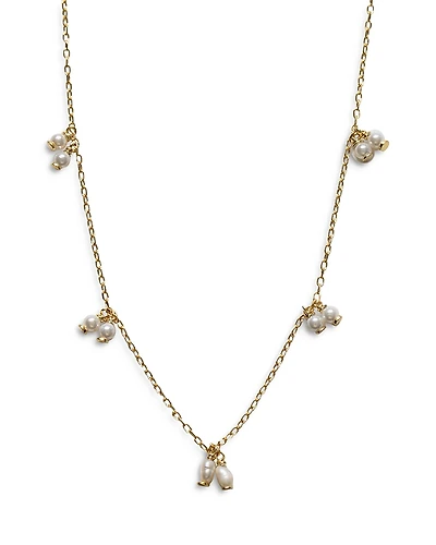 Argento Vivo Delicate Cultured Freshwater Pearl Statement Necklace