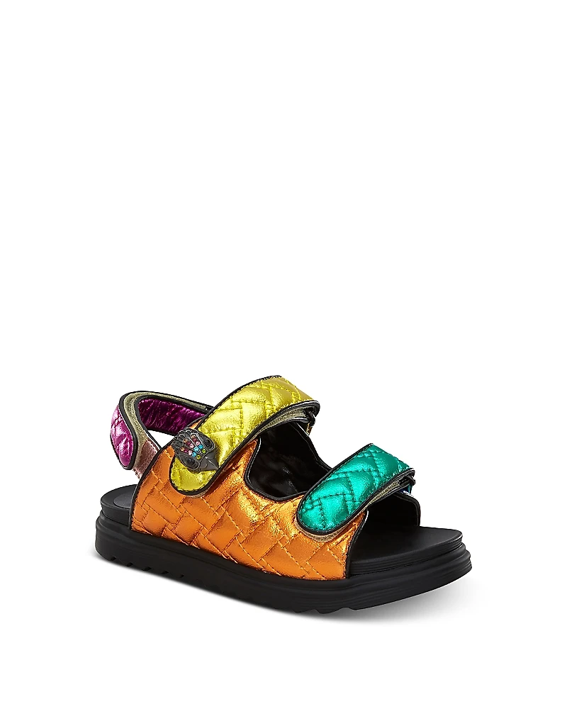 Kurt Geiger London Girls' Mini Orson Sandals - Little Kid, Big Kid