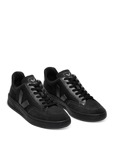 Veja Men's V-12 Lace Up Mesh and Leather Sneakers