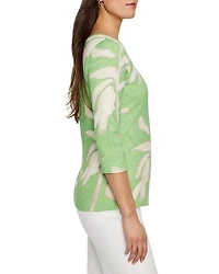 Shadow Fern Boat Neck Top