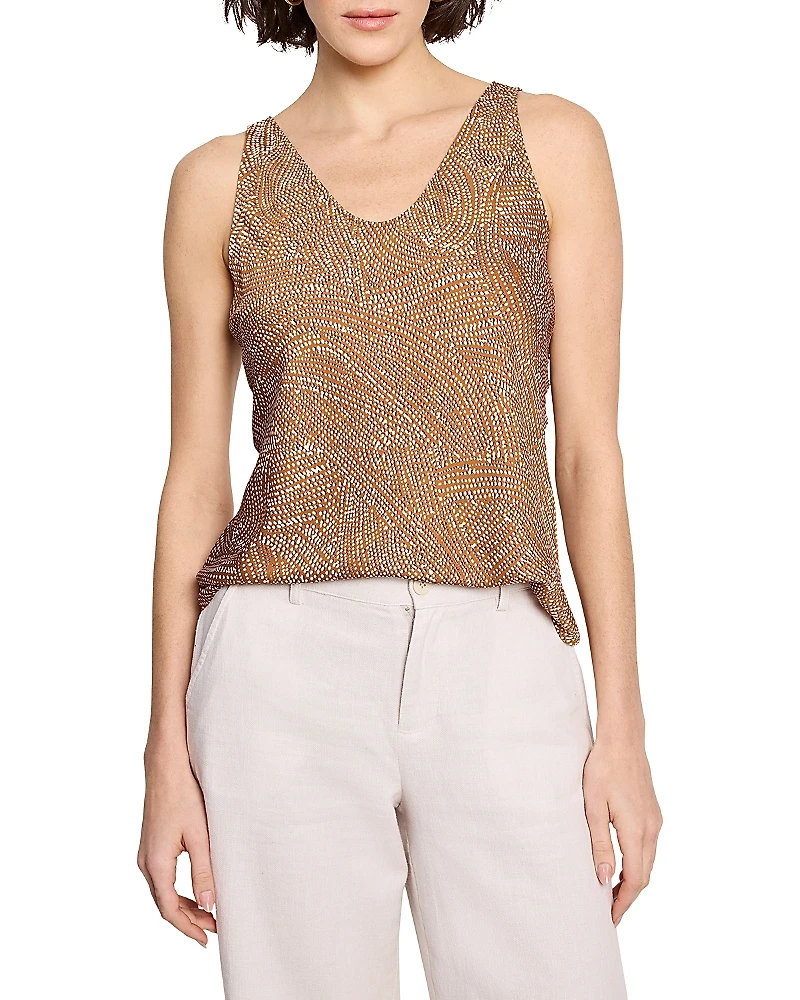 Nic+Zoe Swirling Sands Tank Top