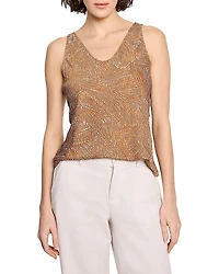 Nic+Zoe Swirling Sands Tank Top