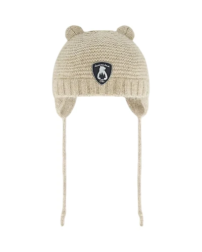 Deux par Deux Unisex Knit Hat with Ears - Baby