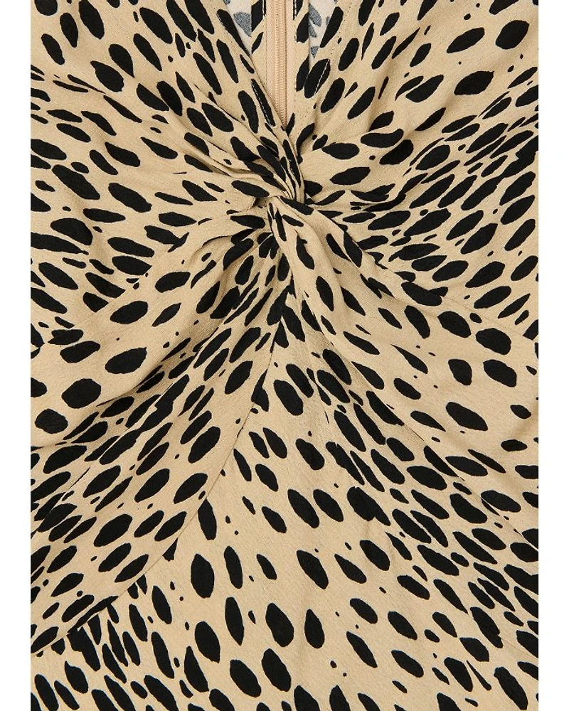 Animal Spot Printed Blouse