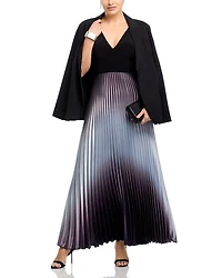 Pleated Shimmer Gown - Exclusive