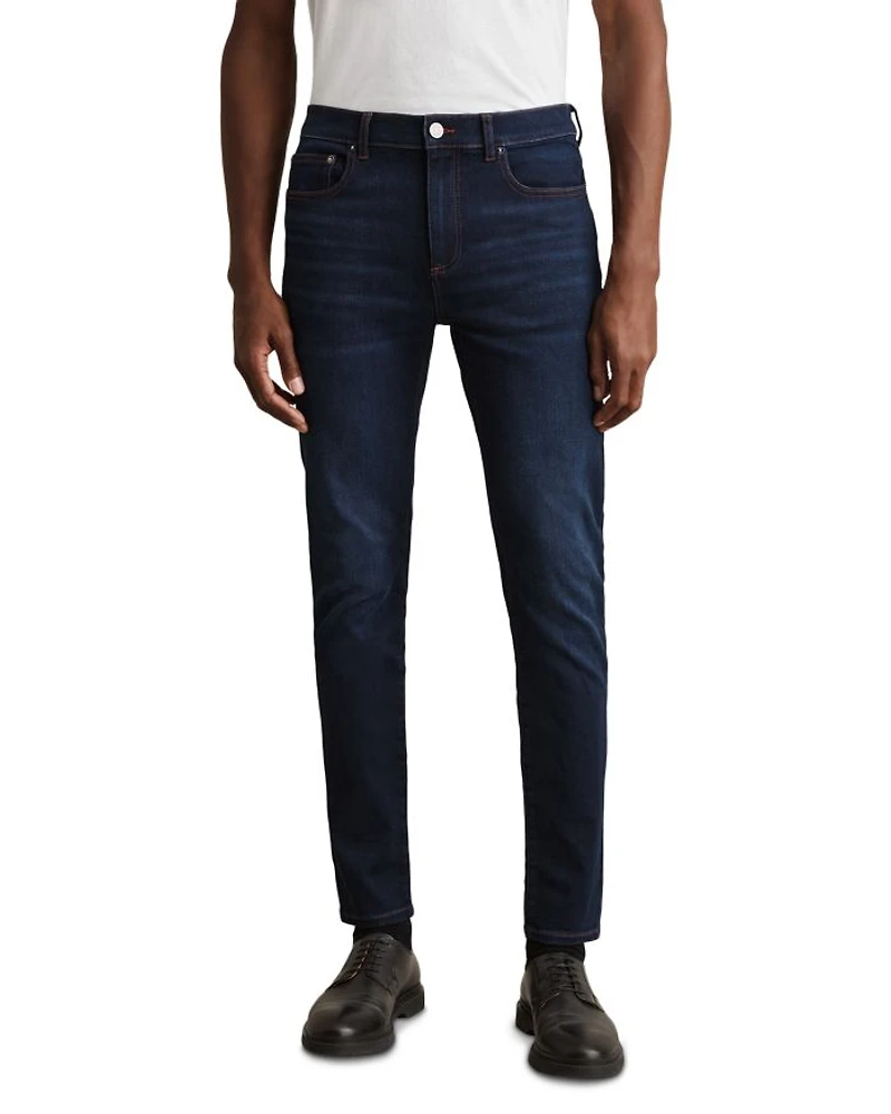 Bleaker Skinny Fit Jeans Washed Dark Indigo