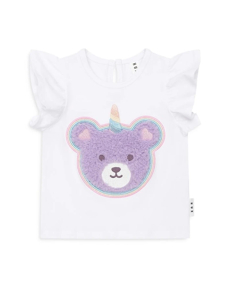 Girls' Unicorn Hux Frill Tee - Baby