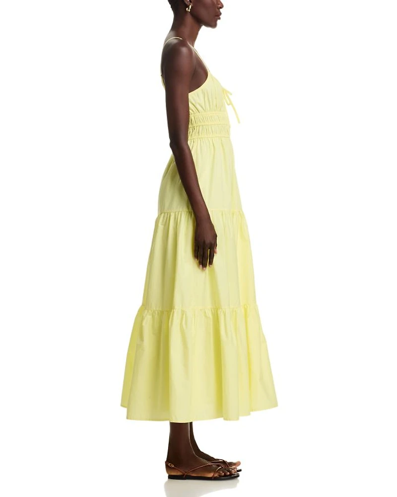 Cinched Waist Maxi Dress