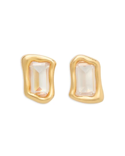 Molten Glass Stud Earrings