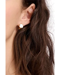 Keep Sparkling Asscher Huggie Earrings