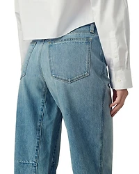 The Wilder High Rise Relaxed Barrel Jeans Sincere