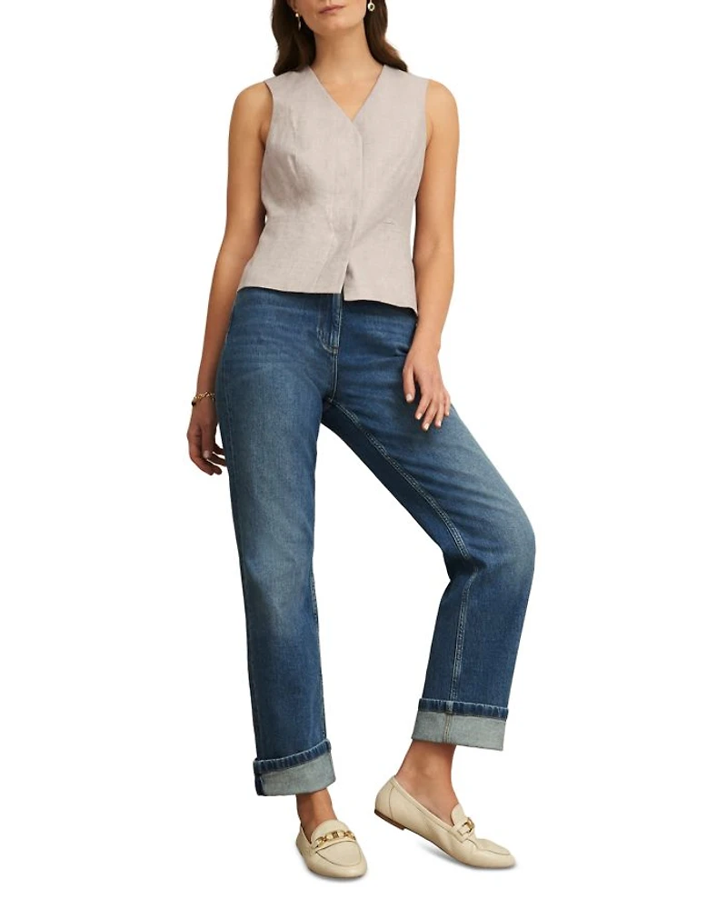 Alessia Linen Vest