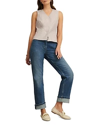 Alessia Linen Vest