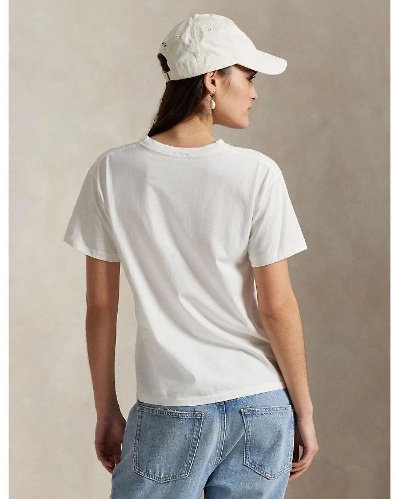 Logo Cotton Jersey Crewneck Tee