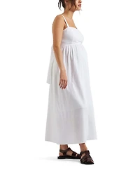 Simone Tie Back Linen Dress