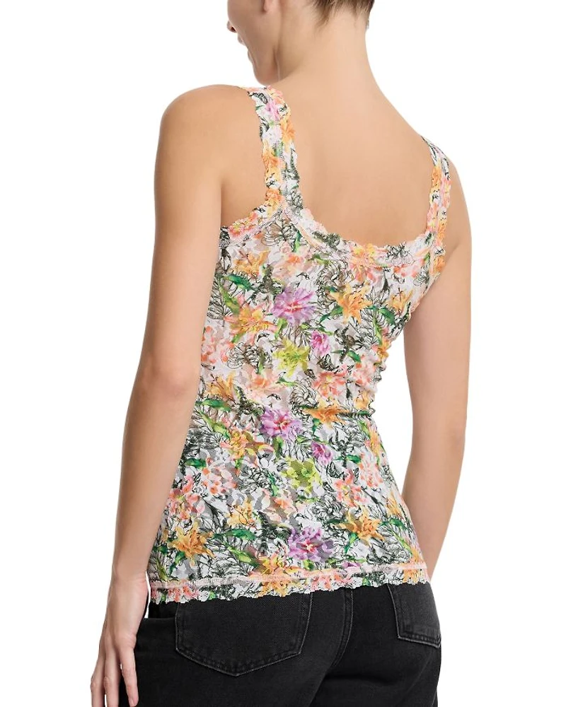 Printed Signature Lace Classic Cami