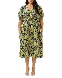 Estelle Plus Wildleaf Midi Dress