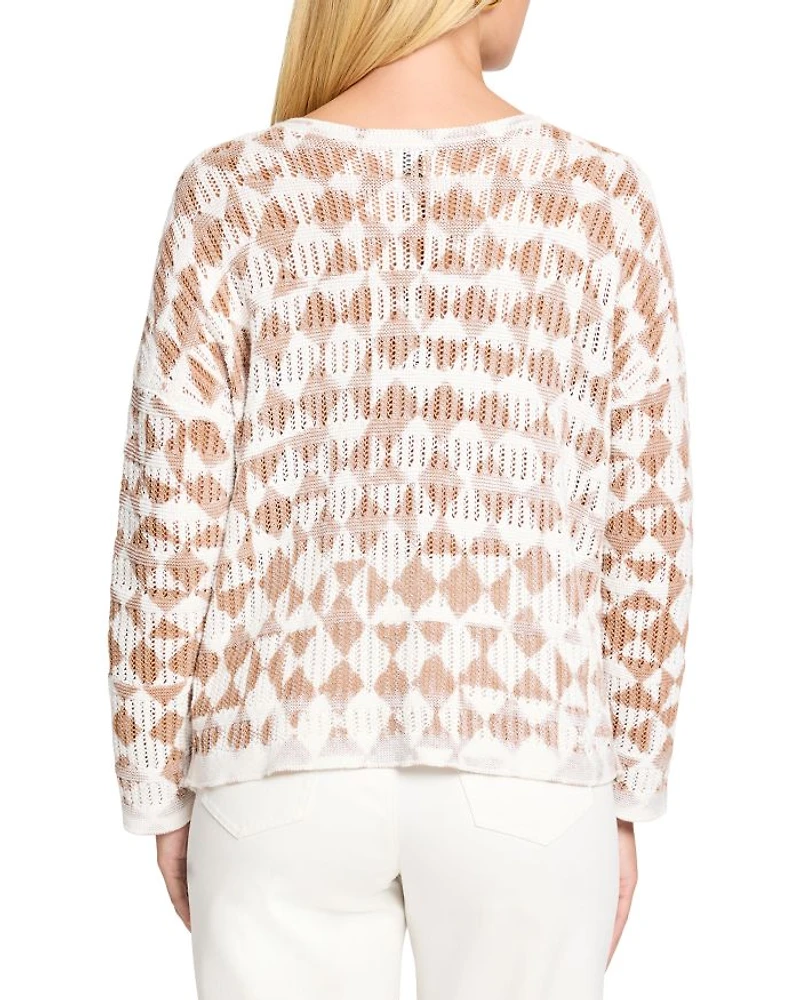 Textured Diamond Sweater