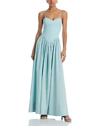 V Neck Maxi Dress