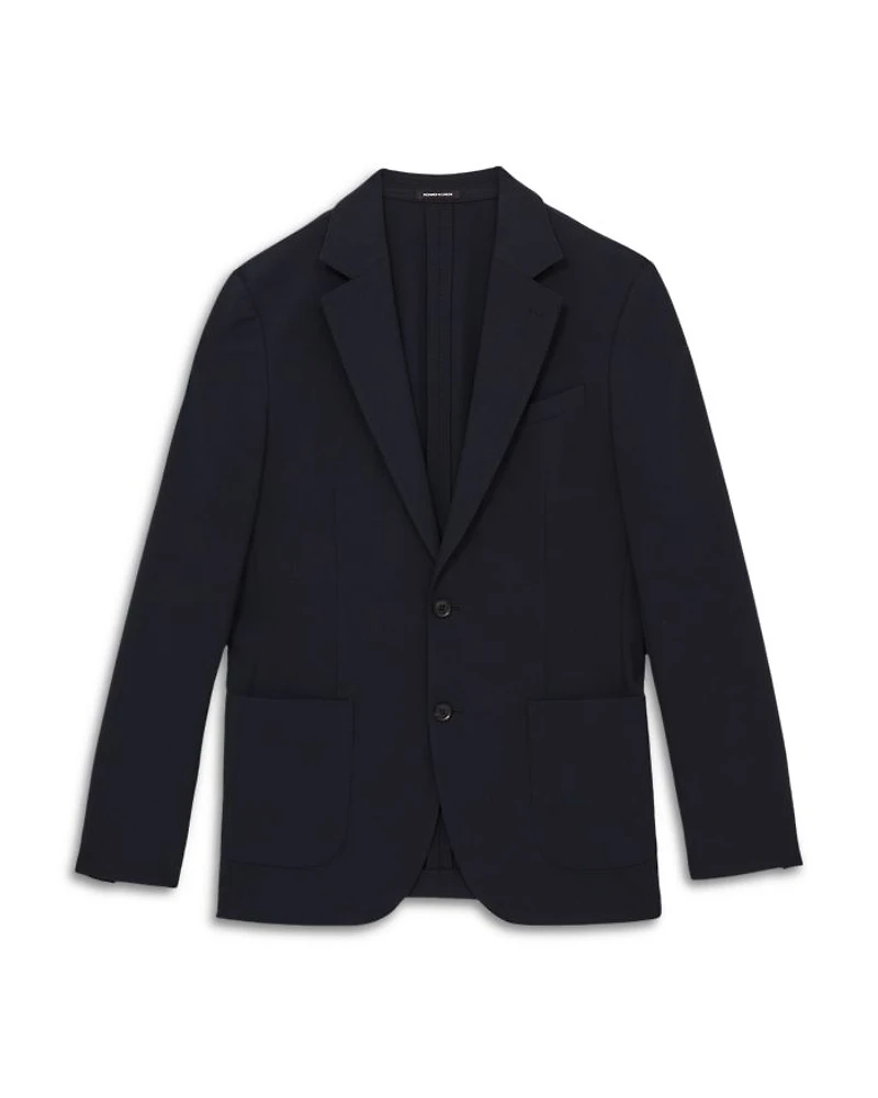 Notch Lapel Stretch Blazer
