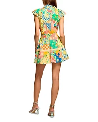 Garden Marceline Belted Mini Dress