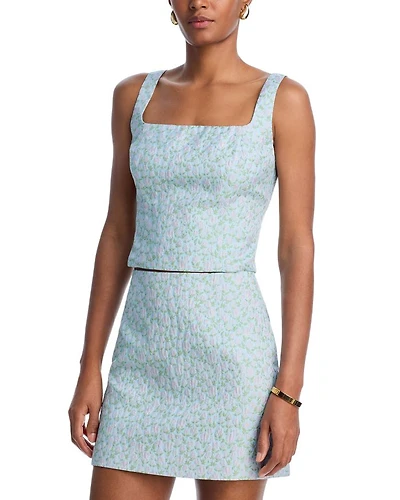 Floral Brocade Top - Exclusive