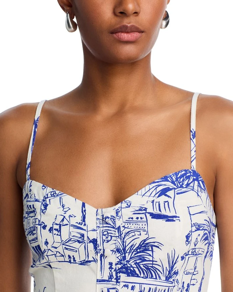 City Palm Toile Top - Exclusive