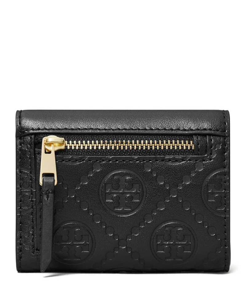 Small T Monogram Leather Envelope Wallet