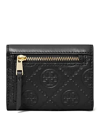 Small T Monogram Leather Envelope Wallet