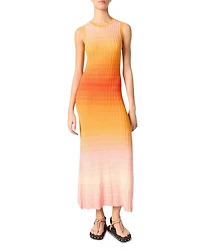 Tie Dyed Knit Maxi Dress