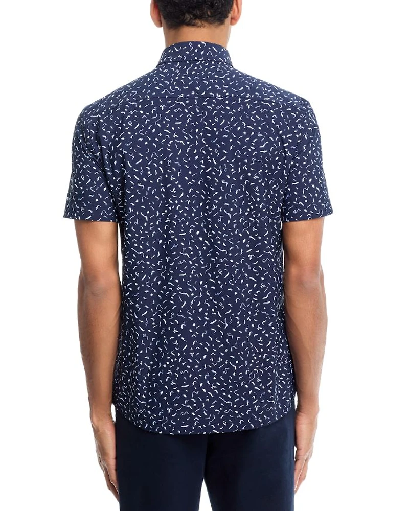 Roan Slim Fit Printed Short Sleeve Shirt