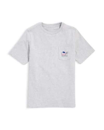 Boys' Whale Baseball Player Tee - Little Kid