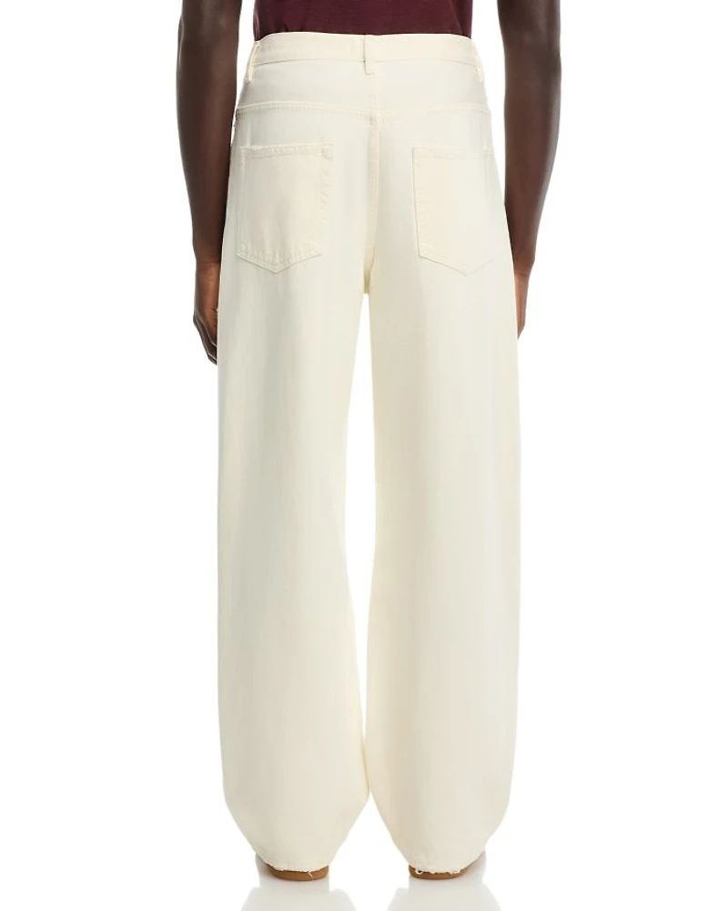 Baggy Fit Jeans Off White Grind