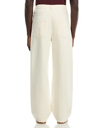 Baggy Fit Jeans Off White Grind