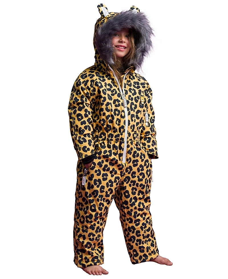 Roarsome Girls' Dash the Leopard Ski Suit - Little Kid