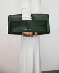 Etta Leather Clutch