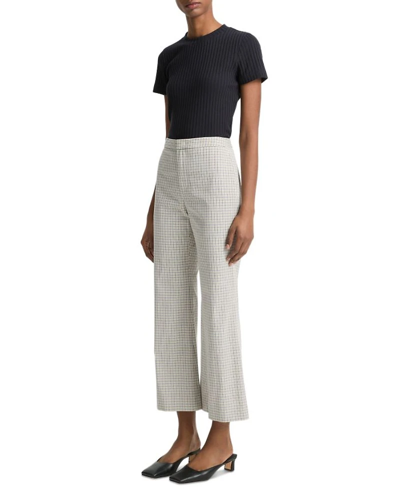 Gardeners Check Flare Pants