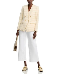 Rafaella High Rise Ankle Jeans White - Exclusive